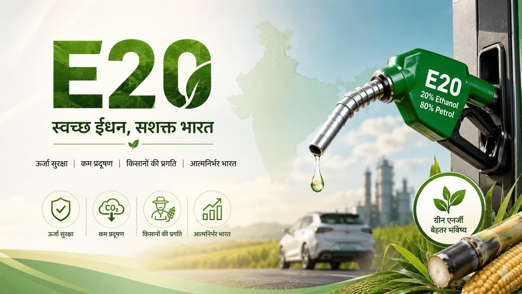 E-20 : माइलेज बनाम मेक इन इंडिया की नीति
