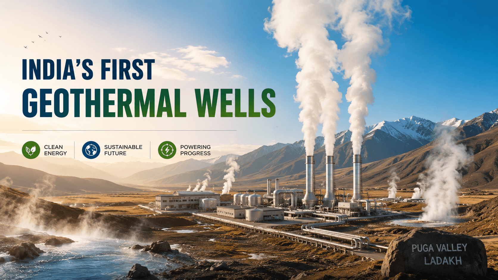 India’s first-ever geothermal wells in Ladakh